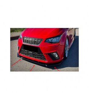Spoiler prelungire bara fata Seat Ibiza MK5 2017-2021 ABS negru Piano Cod: LSP3058
