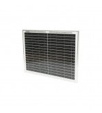 Panou solar fotovoltaic monocristalin 20W 18.3V 400x300x17mm Cod: BK87422