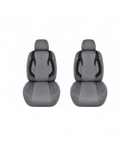 Huse scaune auto universale Premium fractionate fata spate gri cu negru compatibile dimensiuni standard Cod: HNG1101-5