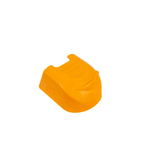 Protectie cupla remorca pentru bila de tractare portocalie cu suport stecher Cod: SDP-01
