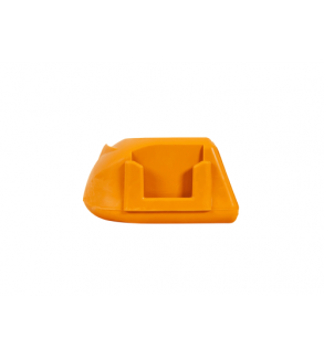 Protectie cupla remorca pentru bila de tractare portocalie cu suport stecher Cod: SDP-01