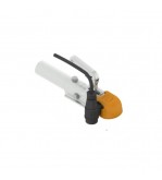 Protectie cupla remorca pentru bila de tractare portocalie cu suport stecher Cod: SDP-01