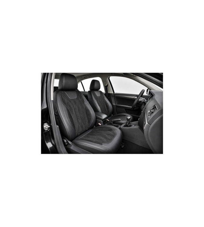 Huse scaune auto universale Premium 9D negre imitatie piele material tip Alcantara Cod: HNG3019-9D-1