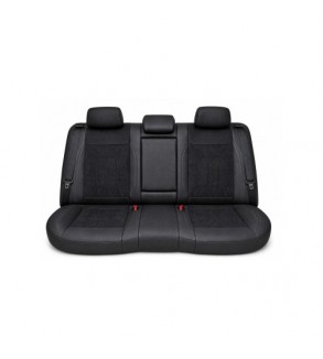 Huse scaune auto universale Premium 9D negre imitatie piele material tip Alcantara Cod: HNG3019-9D-1