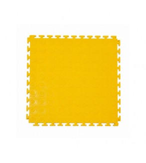 Pardoseala modulara PVC pentru garaj galben 500 x 500 x 6 mm Cod: PPM03