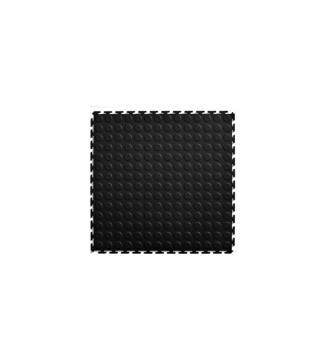 Pardoseala modulara PVC pentru garaj negru 500 x 500 x 6 mm Cod: PPM02