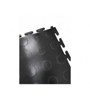 Pardoseala modulara PVC pentru garaj negru 500 x 500 x 6 mm Cod: PPM02
