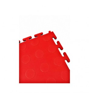 Pardoseala modulara PVC pentru garaj rosu 500 x 500 x 6 mm Cod: PPM04