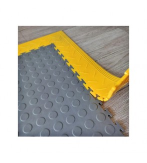 Margine pardoseala modulara PVC pentru garaj gri 500 x 100 x 6 mm Cod: MPM01