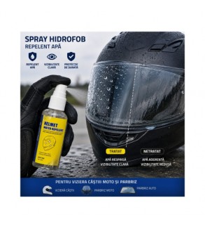 Spray hidrofob repelent apa pentru viziera casca moto si parbriz 50 ml Cod: BK91304