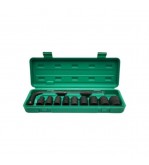 Trusa chei tubulare 10-24 mm Cr-Mo 1-2 inch cu prelungitor L 250 mm 10 piese Cod: BK90047