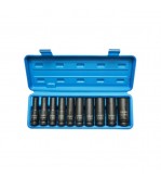 Trusa chei tubulare impact lungi 10-24 mm Cr-Mo 1-2 inch 10 piese Cod: BK90048