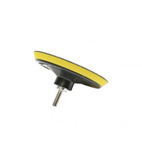 Set slefuire si polisare 125 mm Velcro cu bureti pad lana discuri abrazive si adaptor M14 9 piese  Cod: DISVF44