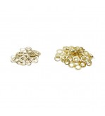 Set cleste montat ocheti metalici 10 mm cu 500 capse aurii si argintii Cod: AAA602