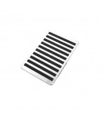 Protectie pedala universala 23.5x16 cm din otel inoxidabil si cauciuc Cod: RAZ372