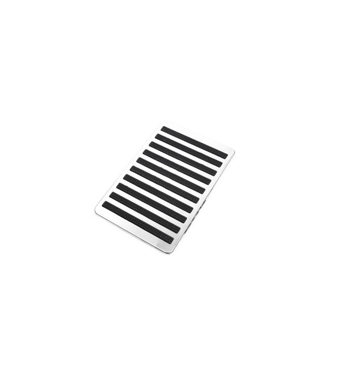 Protectie pedala universala 23.5x16 cm din otel inoxidabil si cauciuc Cod: RAZ372