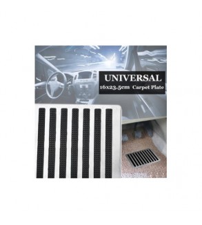 Protectie pedala universala 23.5x16 cm din otel inoxidabil si cauciuc Cod: RAZ372
