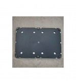 Protectie pedala universala 23.5x16 cm din otel inoxidabil si cauciuc Cod: RAZ372