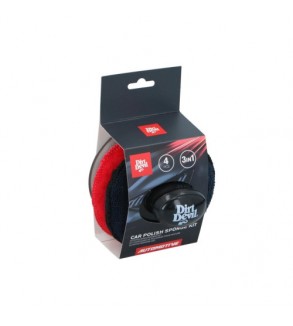 Bureti polisare manuala 12.5 cm Velcro cu maner ergonomic 3 bucati DIRT DEVIL Cod: 2111552