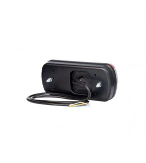 Lampa spate LED 6 functii 12V-24V cu ceata si iluminare numar mufa Fristom Cod: FT-130 PM