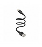 Cablu pentru incarcare 2.4A si transfer date USB-A la Lightning 1 m negru Cod: XO-NB230A