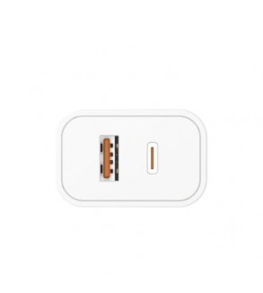 Incarcator retea 30W 3A 1xType-C 1xUSB-A alb Golf Cod: GF-U33