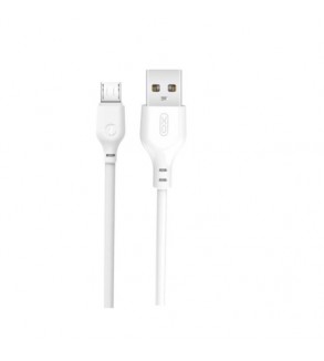 Cablu incarcare 2.1A USB-A la Micro USB 2 m alb Cod: XO-NB103