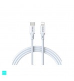 Cablu incarcare si transfer date Type-C la Lightning 1 m alb Bwoo Cod: X193