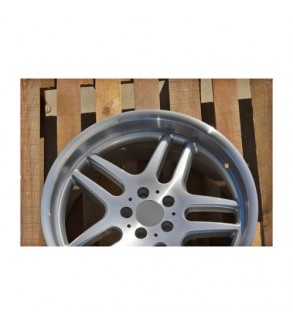 Jante AGT 19x8.5 ET20 fata 19x9.5 ET20 spate 5x120 argintiu diamond cut compatibile BMW Cod: AGT 19257