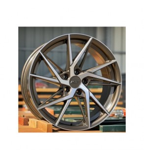 Jante AGT 18x8 ET35 5x112 bronz polish mat compatibile Audi BMW Volkswagen Mercedes Skoda Seat Cod: AGT 18259-0110
