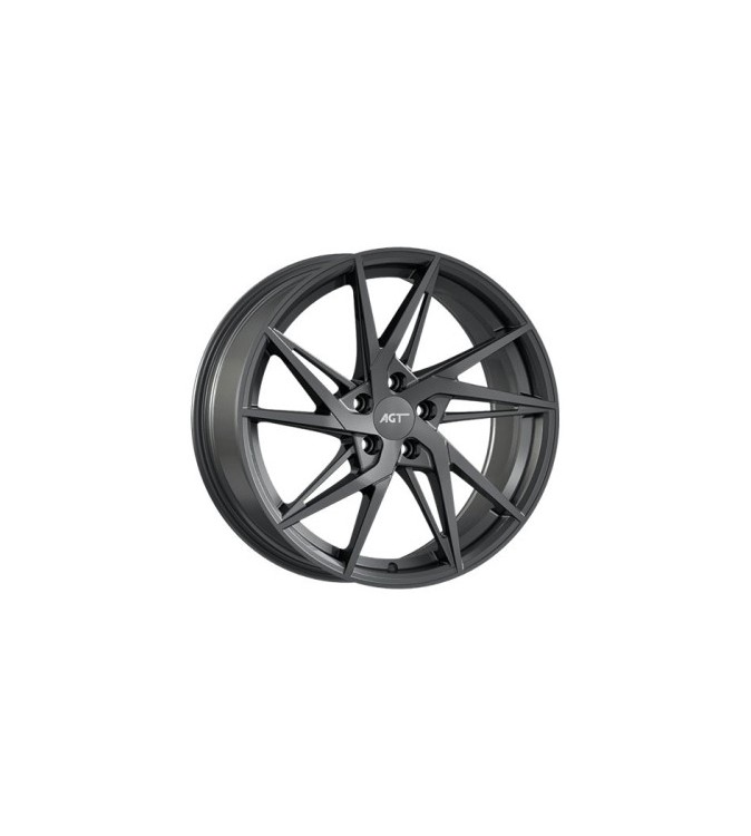 Jante AGT 18x8 ET35 5x112 gri antracit hyper black compatibile Audi BMW Volkswagen Mercedes Skoda Seat Cod: AGT 18259-0108