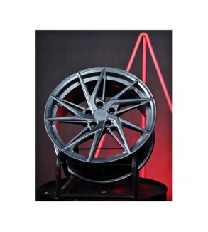 Jante AGT 18x8 ET35 5x112 gri antracit hyper black compatibile Audi BMW Volkswagen Mercedes Skoda Seat Cod: AGT 18259-0108