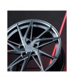 Jante AGT 18x8 ET35 5x112 gri antracit hyper black compatibile Audi BMW Volkswagen Mercedes Skoda Seat Cod: AGT 18259-0108