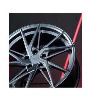 Jante AGT 18x8 ET35 5x112 gri antracit hyper black compatibile Audi BMW Volkswagen Mercedes Skoda Seat Cod: AGT 18259-0108
