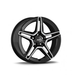 Jante AGT 17x7.5 ET38 5x112 diamond cut compatibile Mercedes Volkswagen Audi Seat Skoda Cupra  Cod: AGT 17273-1114