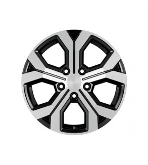 Jante AGT 17x6.5 ET40 5x114.3 negru polish compatibile Dacia Renault Nissan Toyota Cod: AGT 17260-1491