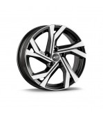 Jante AGT 17x7 ET35 4x100 diamond cut compatibile Dacia Renault Opel Nissan Cod: AGT 17156-0379