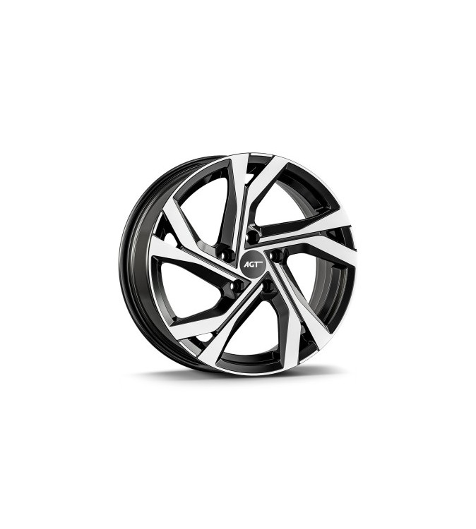 Jante AGT 17x7 ET35 4x100 diamond cut compatibile Dacia Renault Opel Nissan Cod: AGT 17156-0379