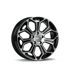 Jante AGT 16x6.5 ET40 5x112 diamond cut compatibile Volkswagen Mercedes Seat Skoda Cupra Cod: AGT 16263-1177