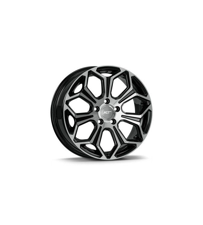 Jante AGT 16x6.5 ET40 5x112 diamond cut compatibile Volkswagen Mercedes Seat Skoda Cupra Cod: AGT 16263-1177