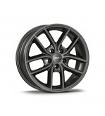 Jante AGT 16x6.5 ET38 5x114.3 gri antracit hyper black compatibile Dacia Renault Nissan Toyota Cod: AGT 16255-0188