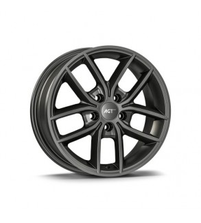 Jante AGT 16x6.5 ET38 5x114.3 gri antracit hyper black compatibile Dacia Renault Nissan Toyota Cod: AGT 16255-0188