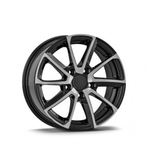 Jante AGT 15x6.5 ET35 5x100 diamond cut compatibile Skoda Volkswagen Audi Seat Cod: AGT 15040-0587