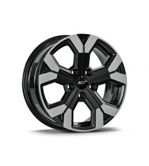 Jante AGT 17x6.5 ET32 5x114.3 diamond cut compatibile Dacia Renault Nissan Toyota Cod: AGT 17260-2396