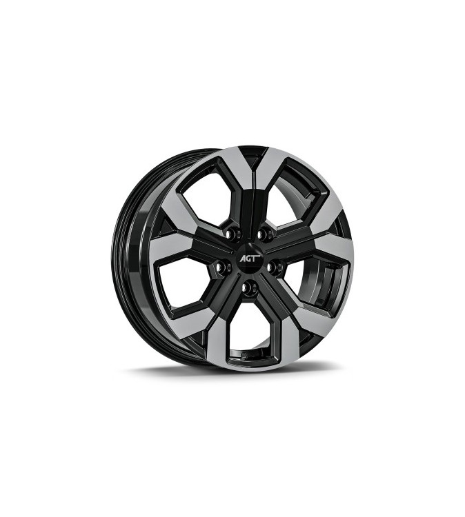 Jante AGT 17x6.5 ET32 5x114.3 diamond cut compatibile Dacia Renault Nissan Toyota Cod: AGT 17260-2396