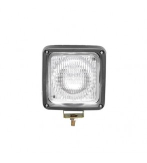 Proiector patrat 100 mm pentru bec halogen H3 12V 55W - 24V 70W fara bec Cod: BK69038E