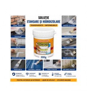 Cauciuc lichid transparent impermeabilizare si etansare 300 g HighPower Cod: AAA146