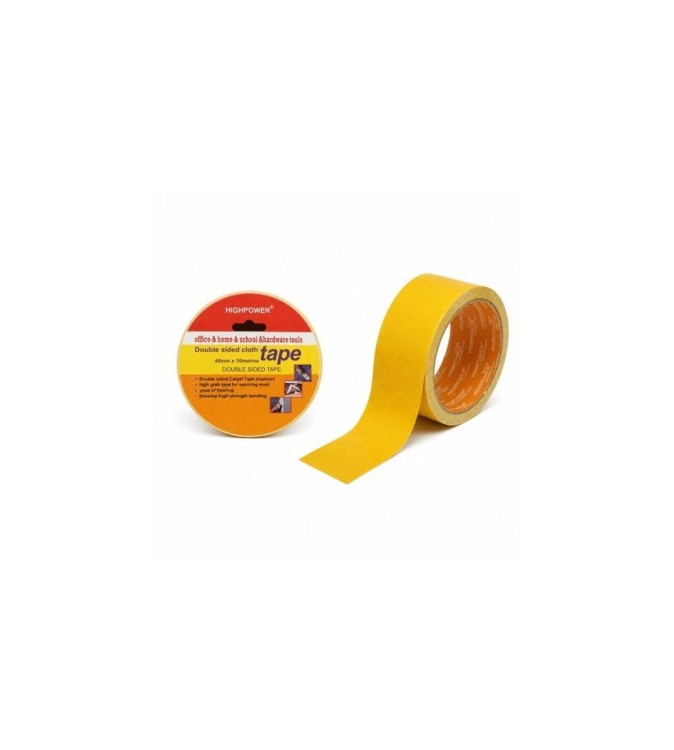 Banda dublu adeziva textila pentru mochete si covoare 48 mm x 10 m HighPower Cod: AAA177