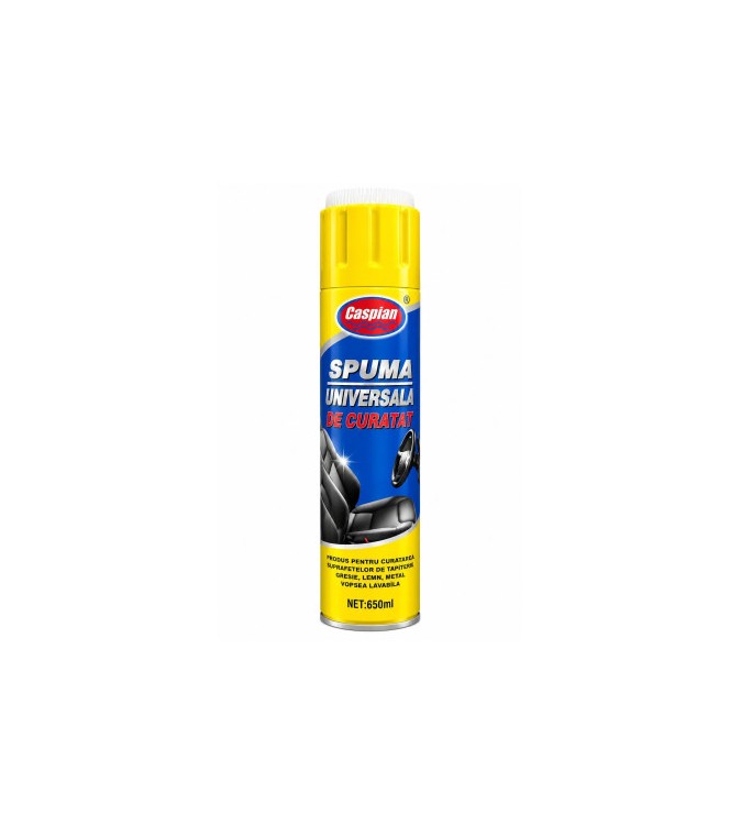 Spray spuma activa universala curatare tapiterie gresie lemn si metal 650 ml Caspian