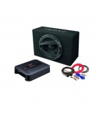 Subwoofer auto Hertz DBX 30.3 300 mm 250W RMS cu amplificator Hertz Dieci Power 2.200 si kit cabluri complet